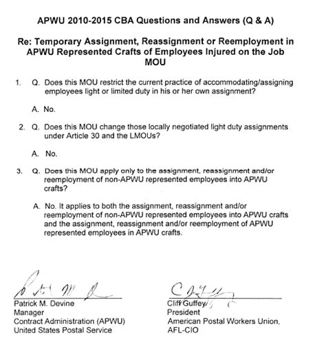 13 and 37. . Apwu detail assignments